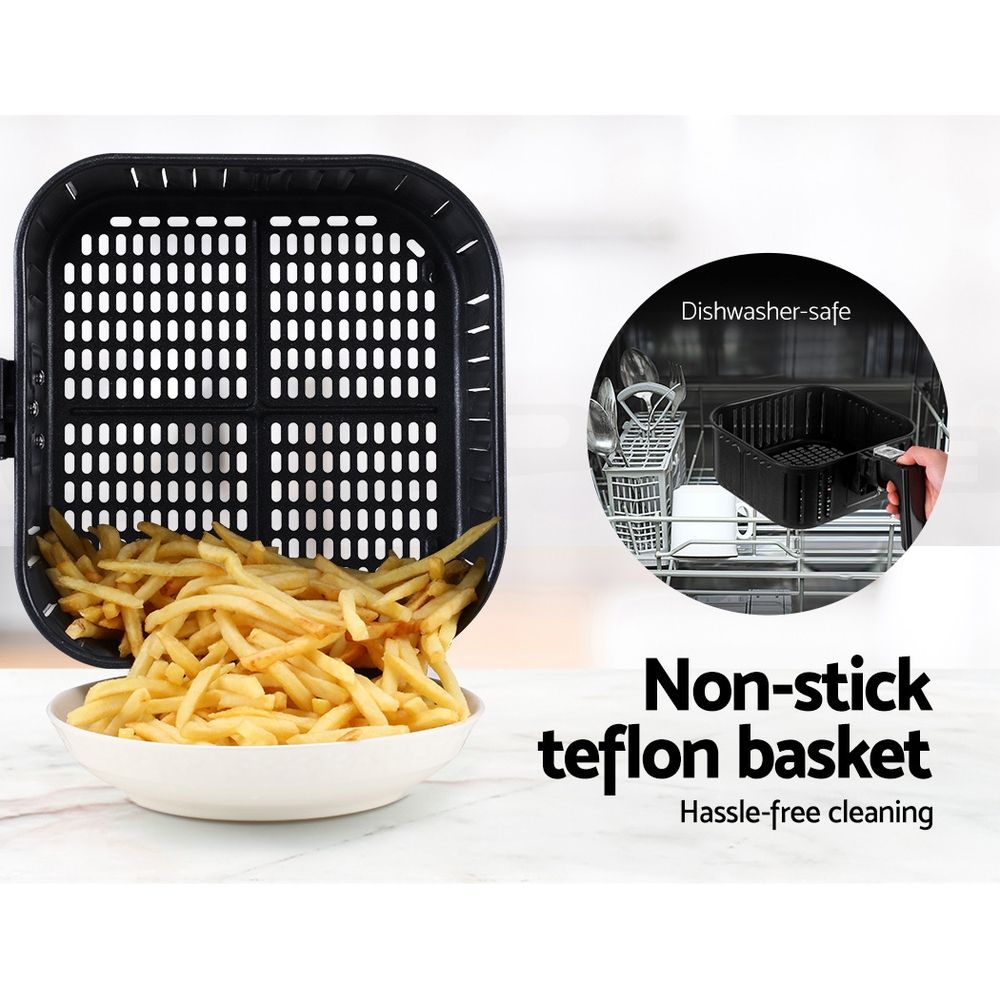 Freidora de aire Devanti 7L LCD Freidoras negras