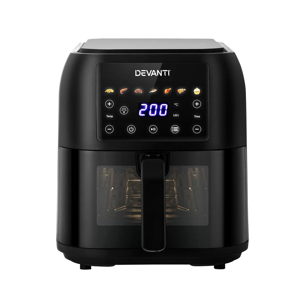 Devanti Air Fryer 8L LCD Fryers