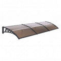 Instahut Window Door Awning 0.8mx3m Brown