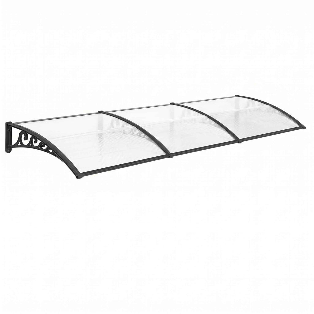 Instahut Window Door Awning 0.8mx3m Transparent