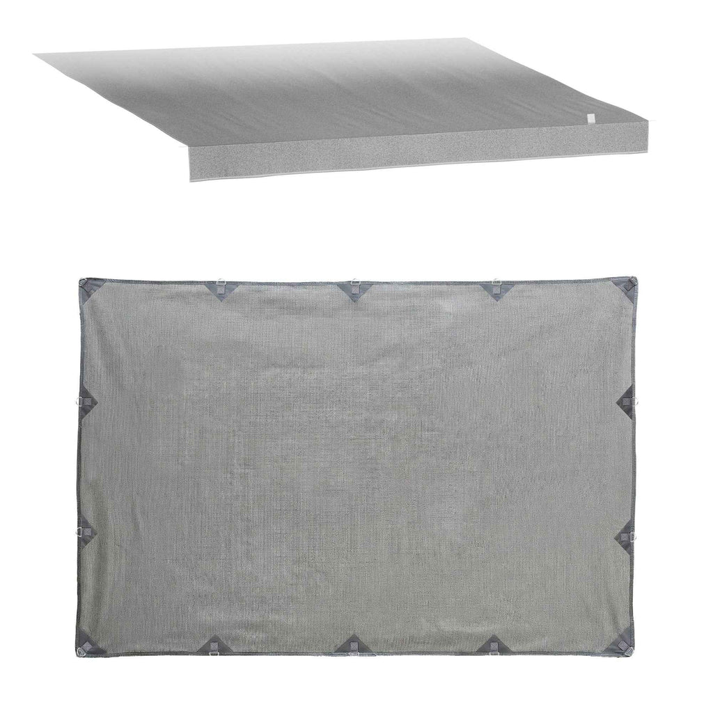 Weisshorn 18ft Caravan Awning Fabric & Privacy Screen RV Roll Out Sun Shade 5.2M