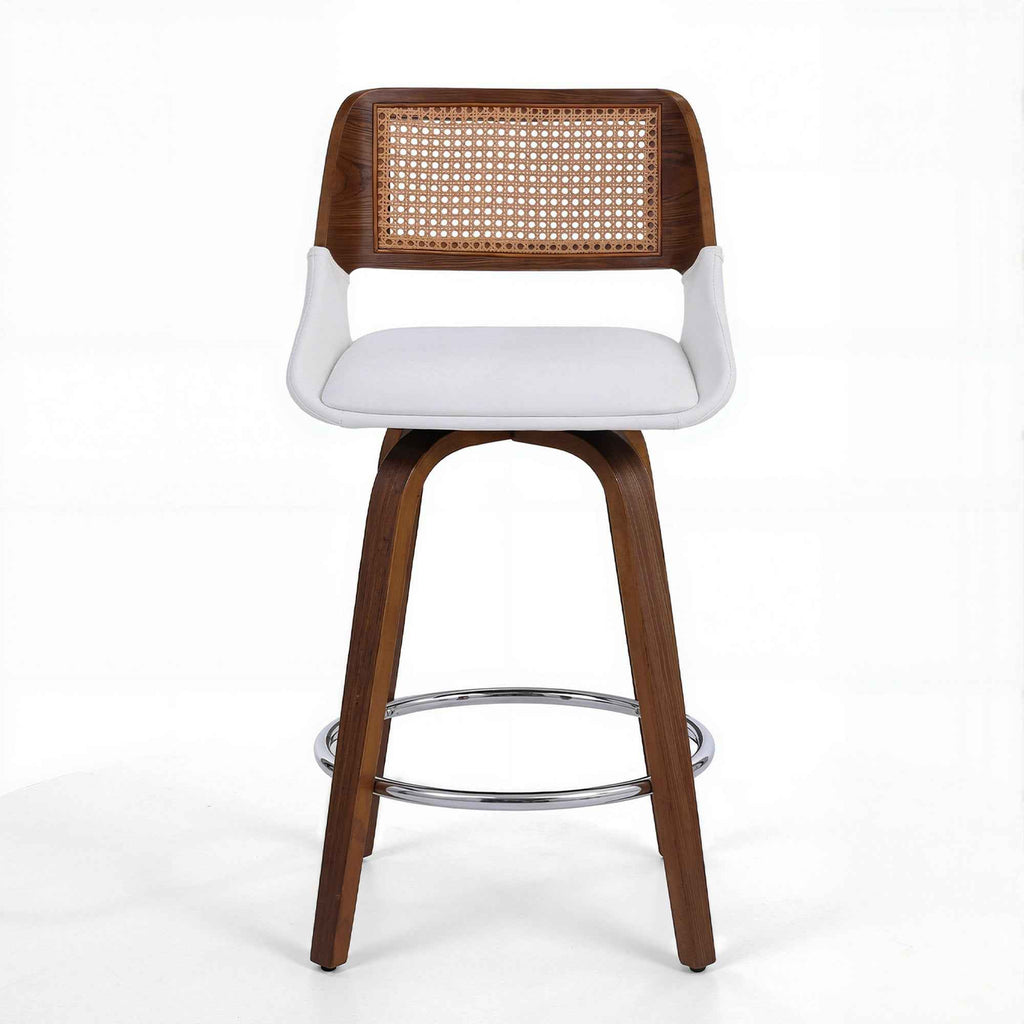 Artiss Wooden Bar Stools Swivel Kitchen Counter Stool Chair 60cm Seat Height