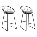 Artiss 2x Bar Stools Padded Seat Metal