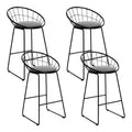 Artiss 4x Bar Stools Padded Seat Metal
