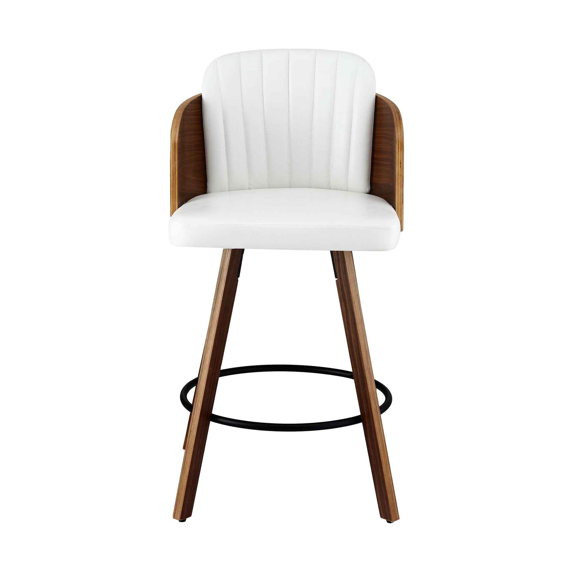 Artiss Wooden Bar Stools Swivel Kitchen Counter Stool Chair 58cm Seat Height