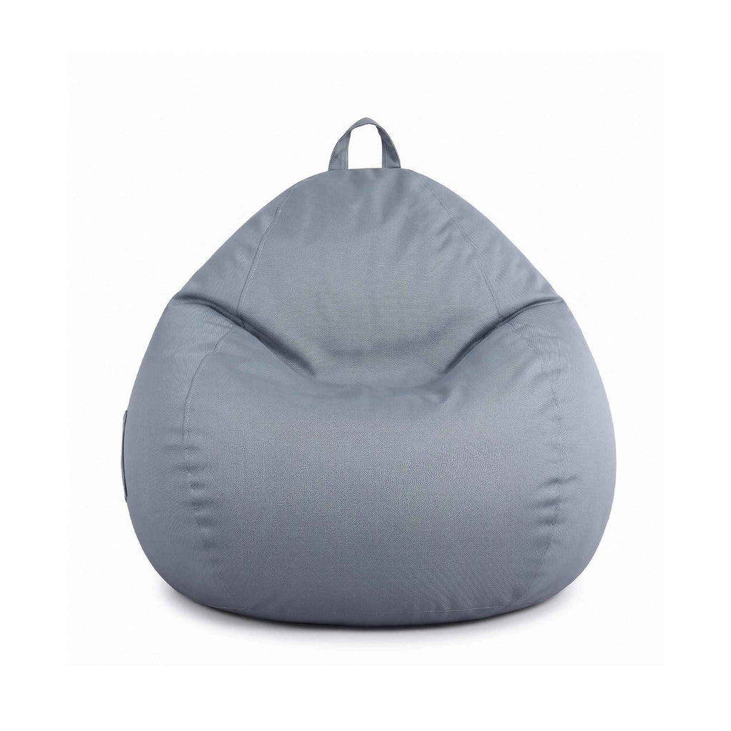 Artiss Outdoor Bean Bag Chair Cover (No Filler) Splash-Proof Beanbag Sofacover for Adults Teens Kids Stuffable Bean Bag Cover for Patio Poolside Relaxing, Grey