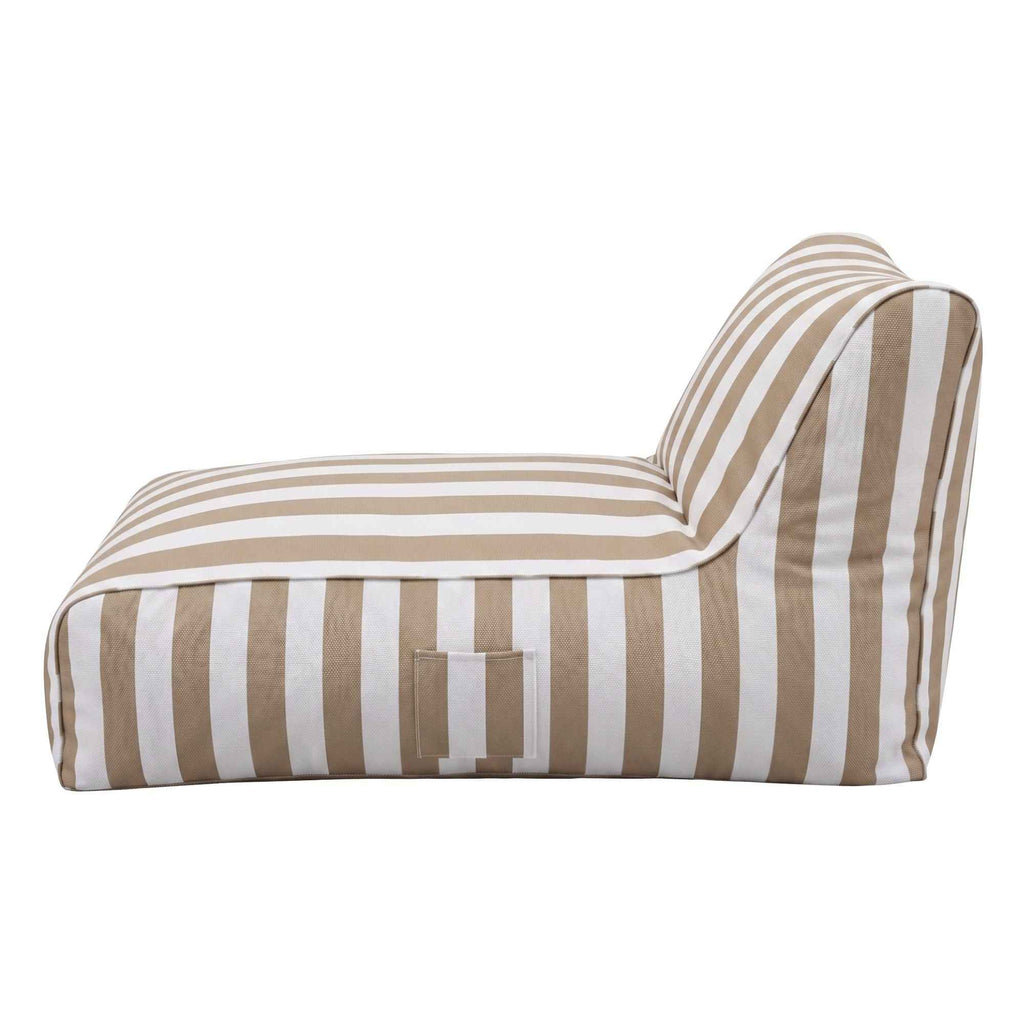 Artiss Outdoor Bean Bag Chair Cover (No Filler) Splash-Proof Beanbag Lounge Sofacover Stuffed Animal Storage Bean Bag Cover for Patio Poolside Relaxing, Taupe