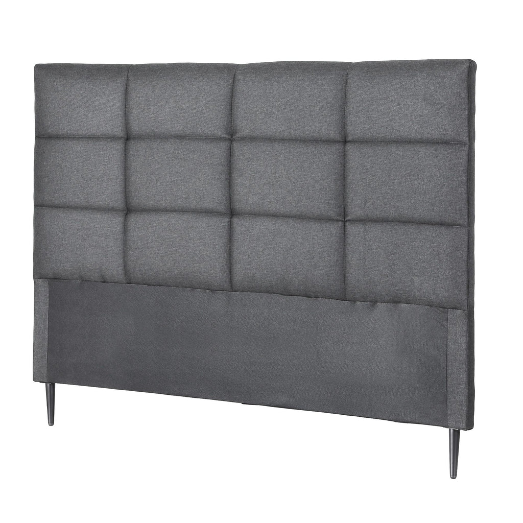 Artiss Bed Headboard Double Bedhead Linen Fabric Charcoal