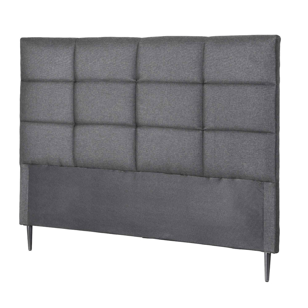 Artiss Bed Headboard Queen Bedhead Linen Fabric Charcoal