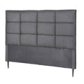 Artiss Bed Headboard Queen Bedhead Linen Fabric Charcoal