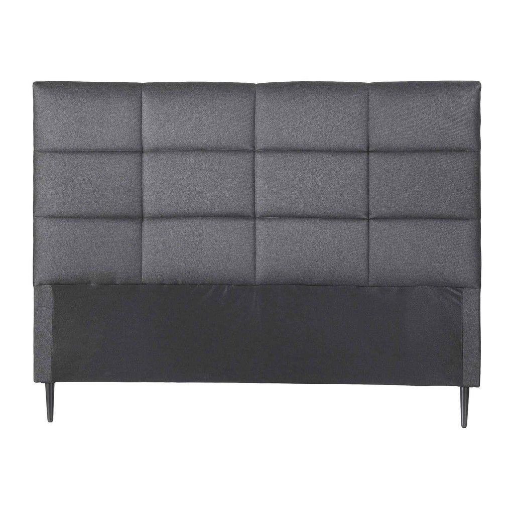 Artiss Bed Headboard Queen Bedhead Linen Fabric Charcoal
