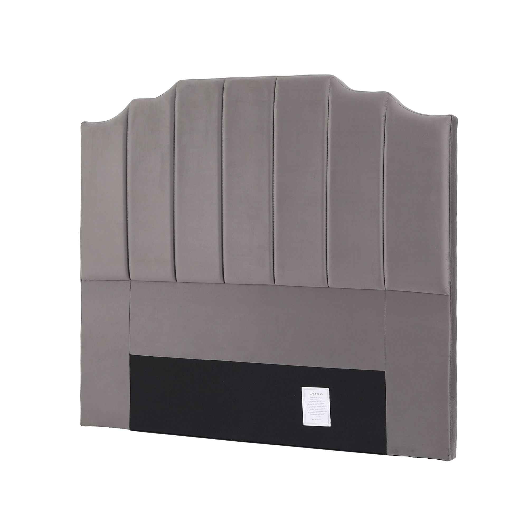 Artiss Bed Head Headboard Double Velvet 138CM - Grey