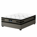 Artiss Bed Frame with 36cm Giselle Mattress Set King Single Gas Lift Base Grey