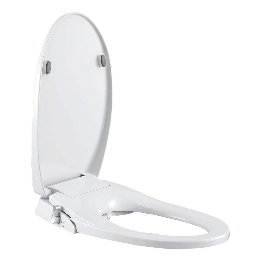 Cefito Non Electric Bidet Toilet Seat O-Shape Dual Nozzle Soft Close WaterMark DIY