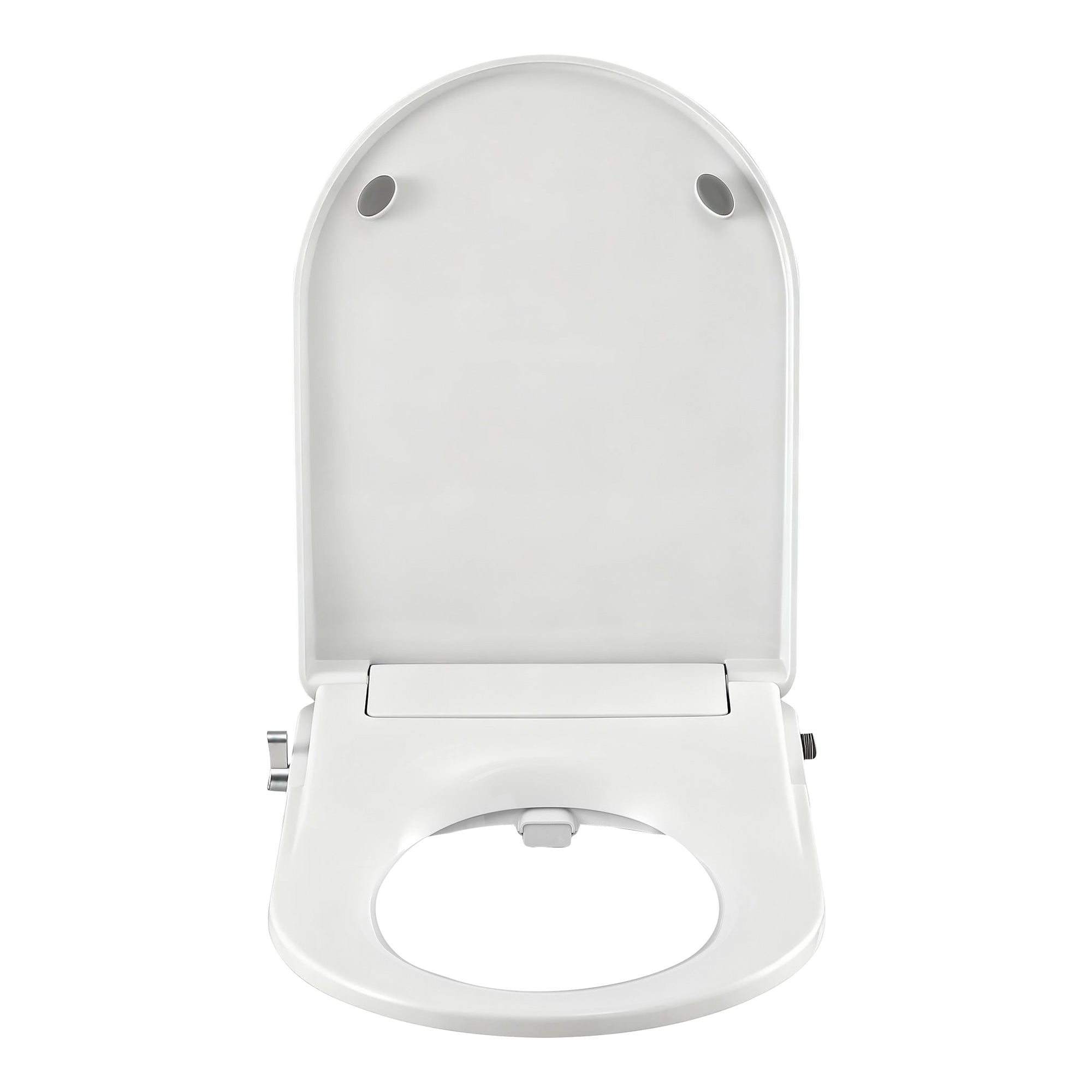 Cefito Non Electric Bidet Toilet Seat D-Shape Dual Nozzle Soft Close WaterMark DIY