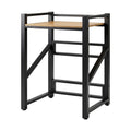 Artiss Over Washing Machine Rack Laundry Shelf Space Saver 75cm Black