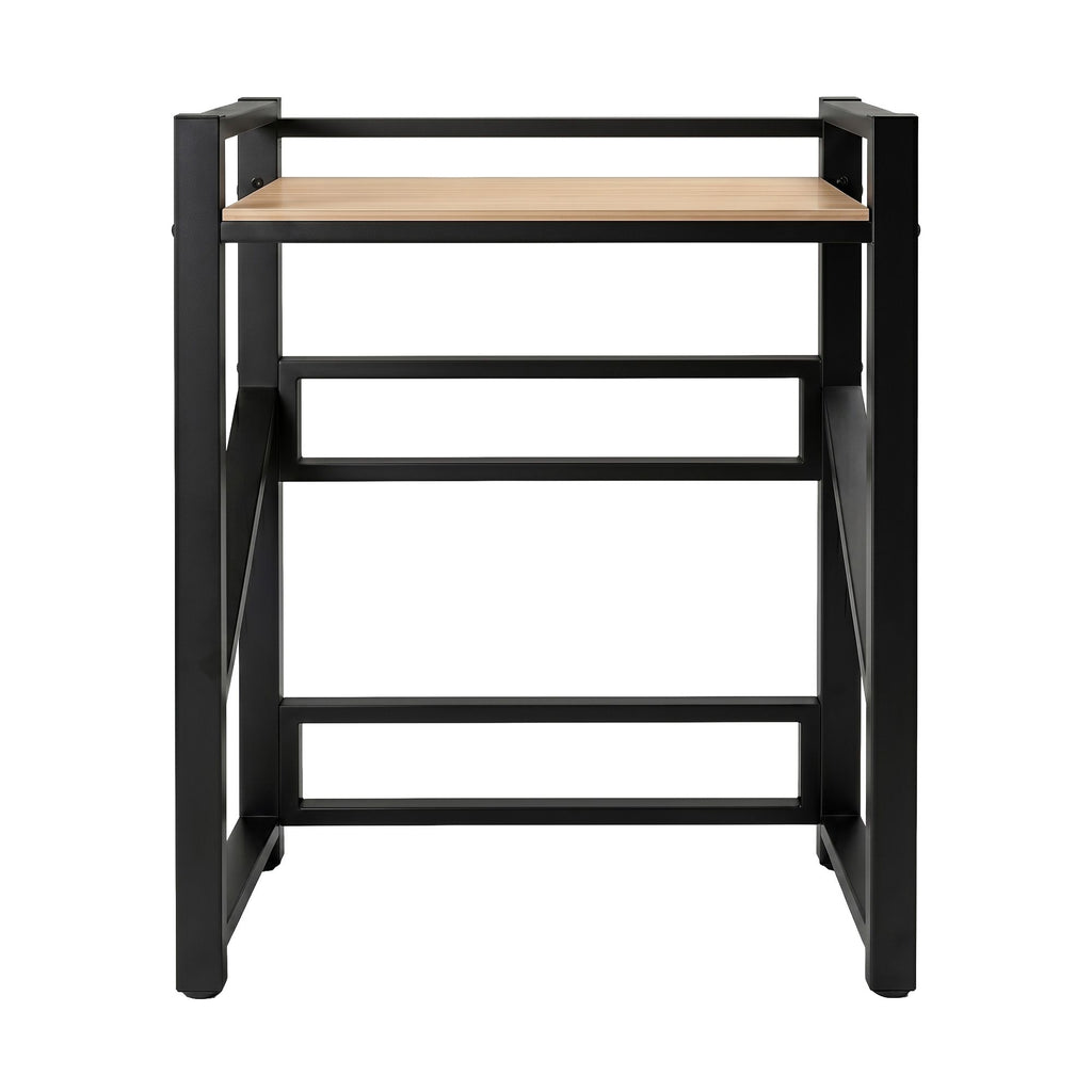 Artiss Over Washing Machine Rack Laundry Shelf Space Saver 75cm Black