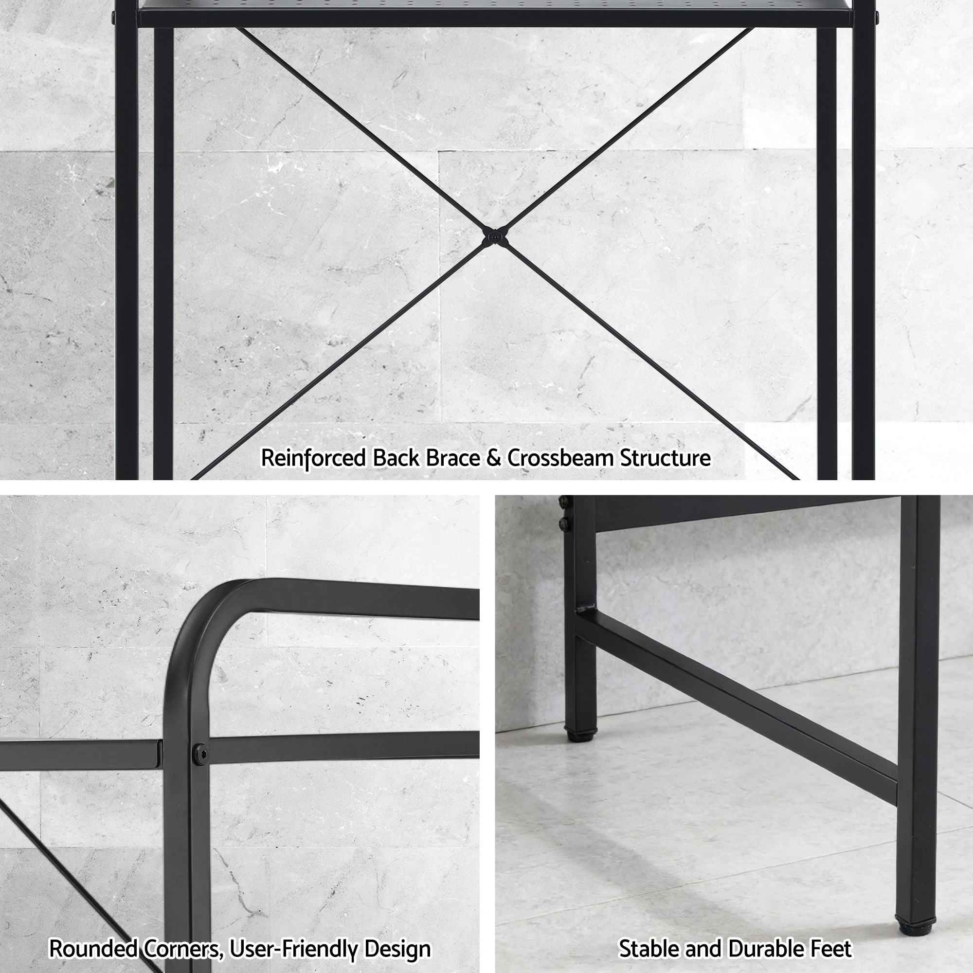 Artiss Bathroom Storage Shelf Over Washing Machine Toilet 3 Tier