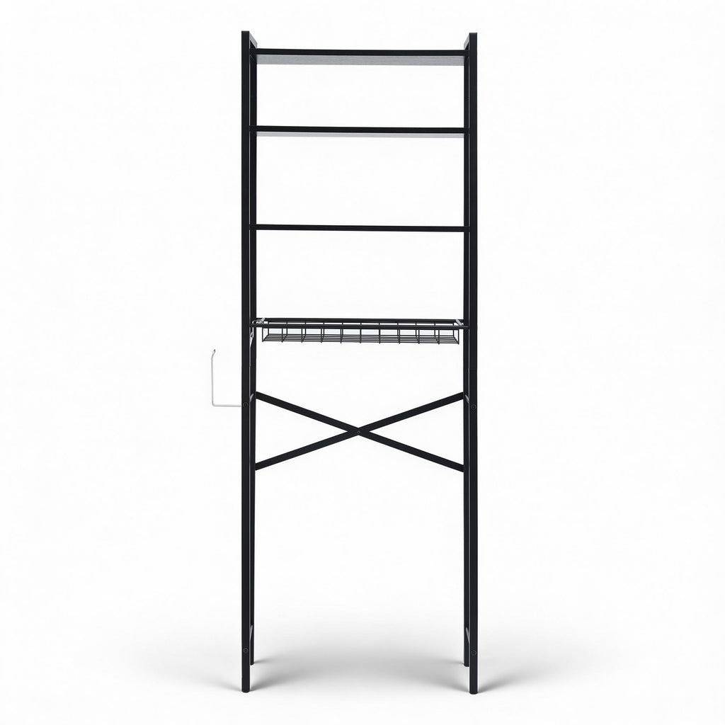 Artiss Over Toilet Bathroom Storage Rack Space Saving 4 Tier Organiser White