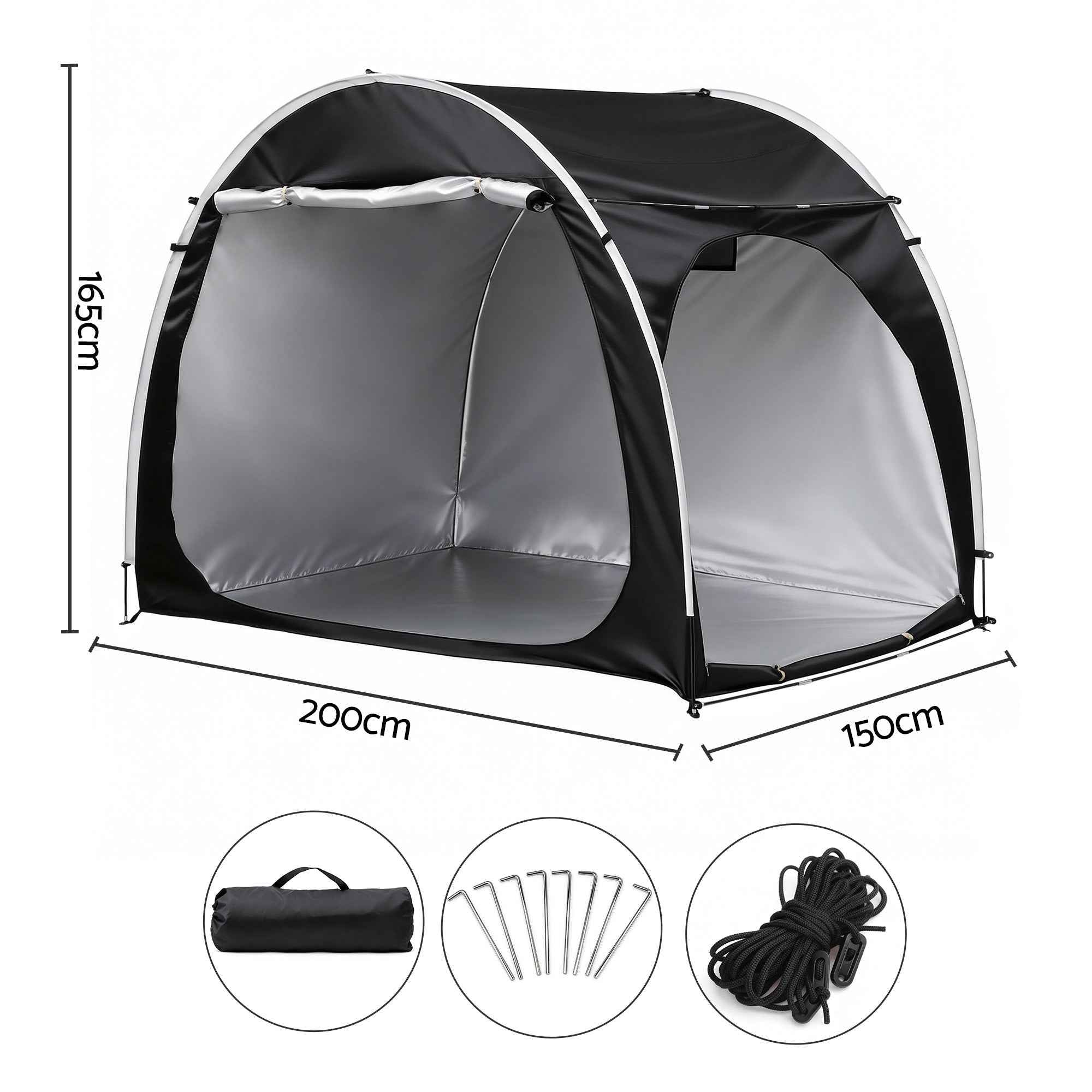 Giantz Bike Storage Tent Outdoor Waterproof UV Resistant Shelter w/ Ventilation