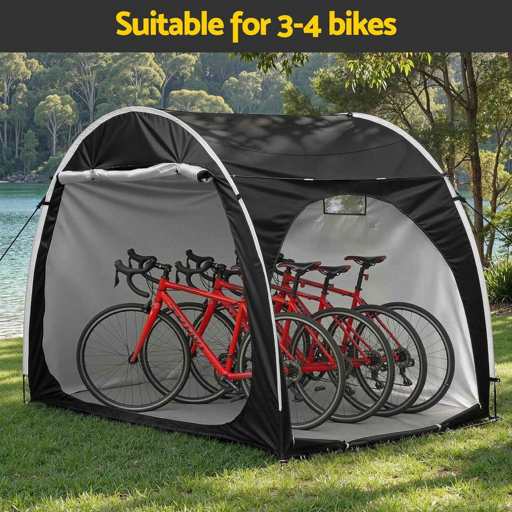 Giantz Bike Storage Tent Outdoor Waterproof UV Resistant Shelter w/ Ventilation