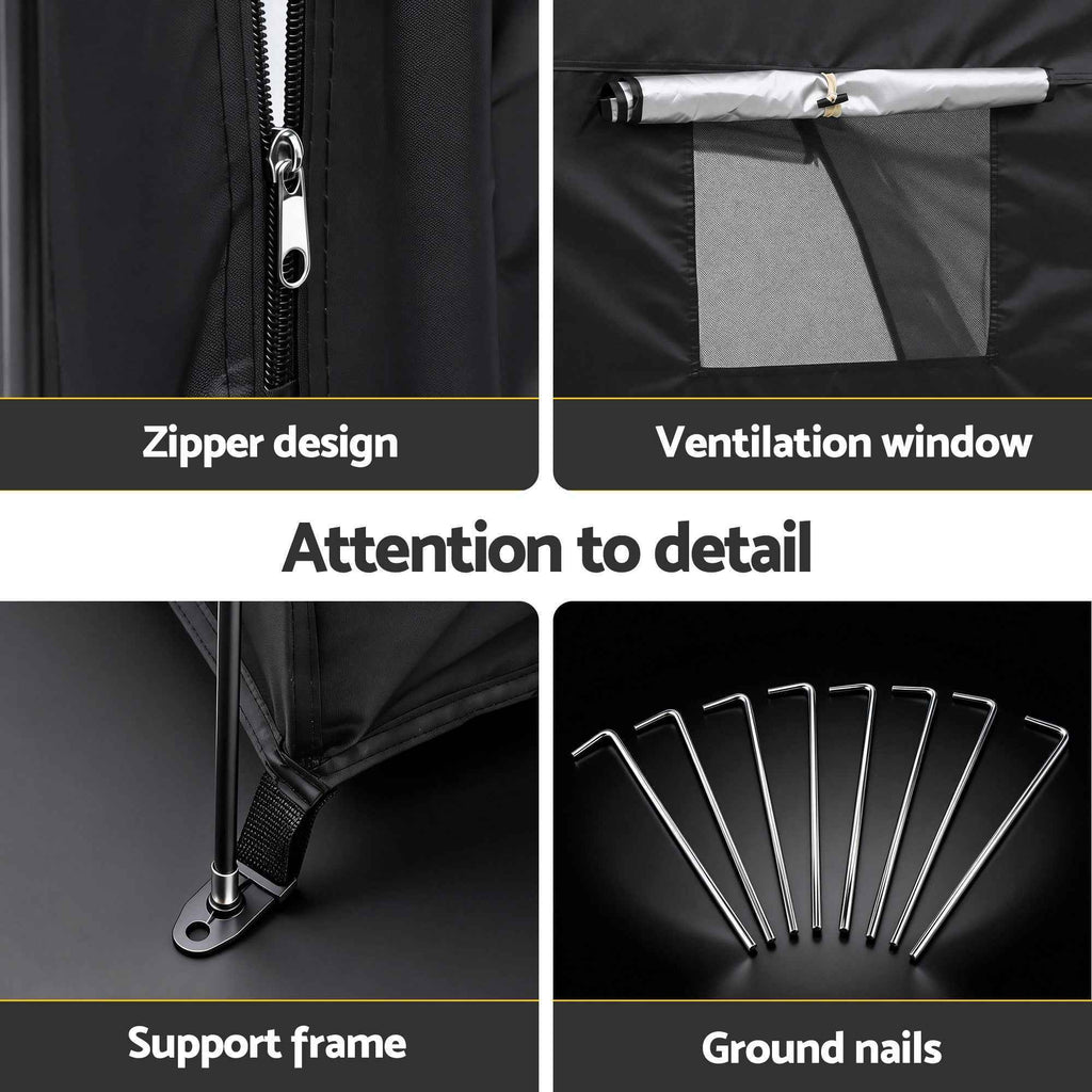 Giantz Bike Storage Tent Outdoor Waterproof UV Resistant Shelter w/ Ventilation