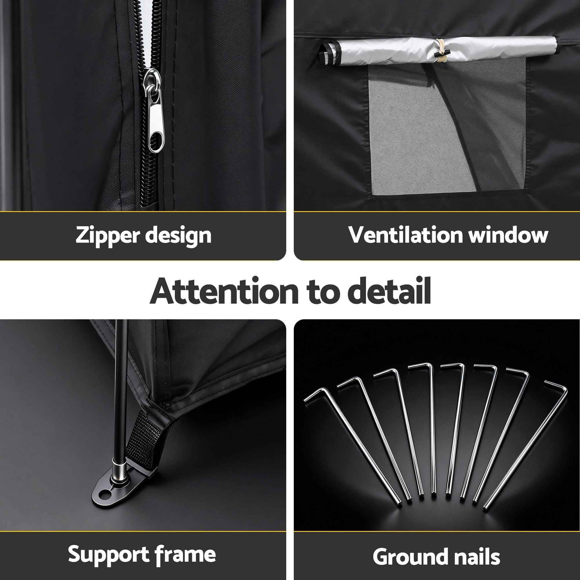 Giantz Bike Storage Tent Outdoor Waterproof UV Resistant Shelter w/ Ventilation