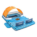 Bestway Pool Float Island Inflatable Lounge 6-person Raft Seat Canopy