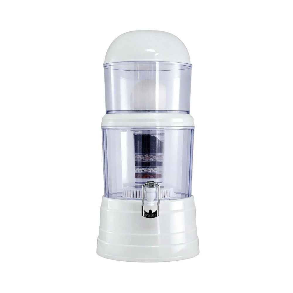 Devanti Benchtop Water Filter 14L Gravity Multi-Stage BPA-Free Home Camping