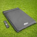 Colchón autoinflable Weisshorn de 10 cm para acampar, colchón de aire doble, color gris