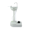 Lavabo portátil para acampar Weisshorn con soporte para lavarse las manos, capacidad de 19 l