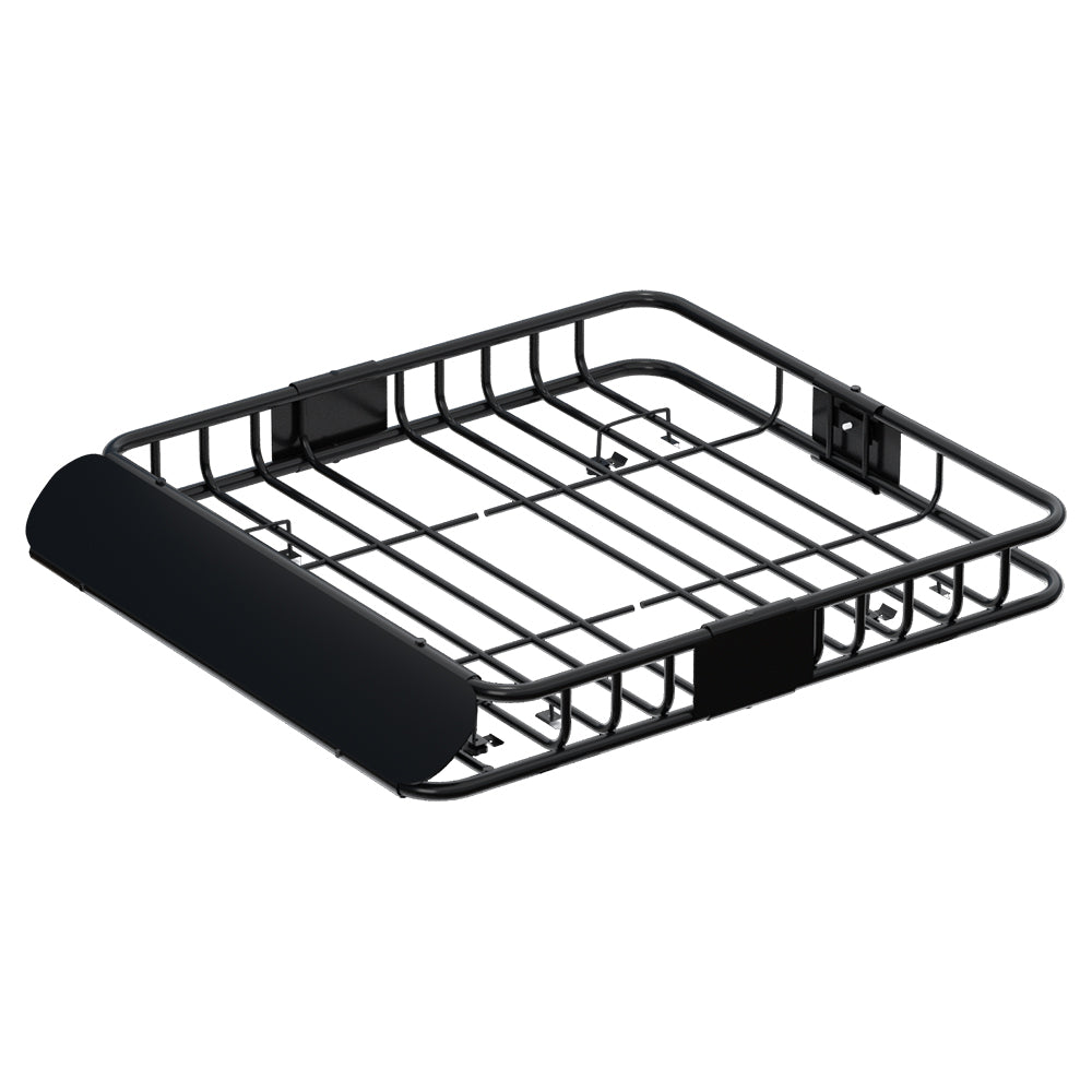 Giantz Universal Car Roof Rack Basket Luggage Vehicle Cargo Carrier 111cm Black