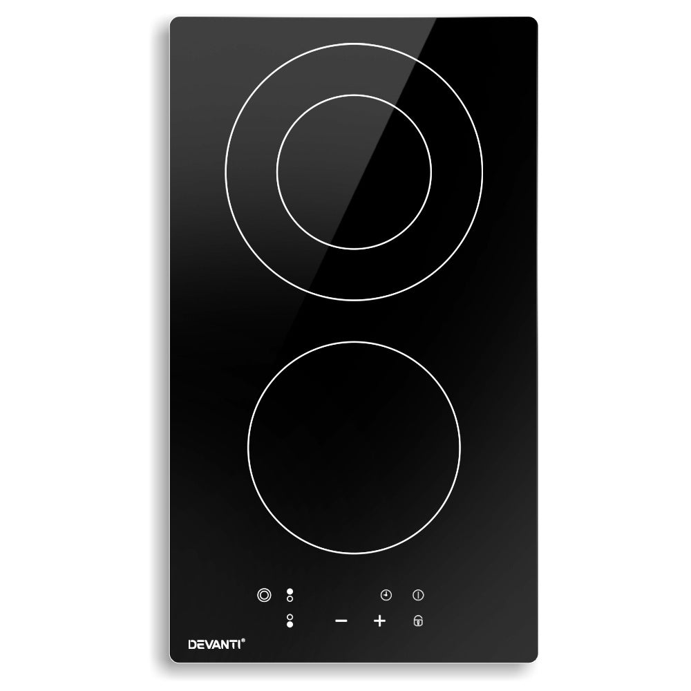 Devanti Electric Ceramic Cooktop 30cm - YDS.com.au