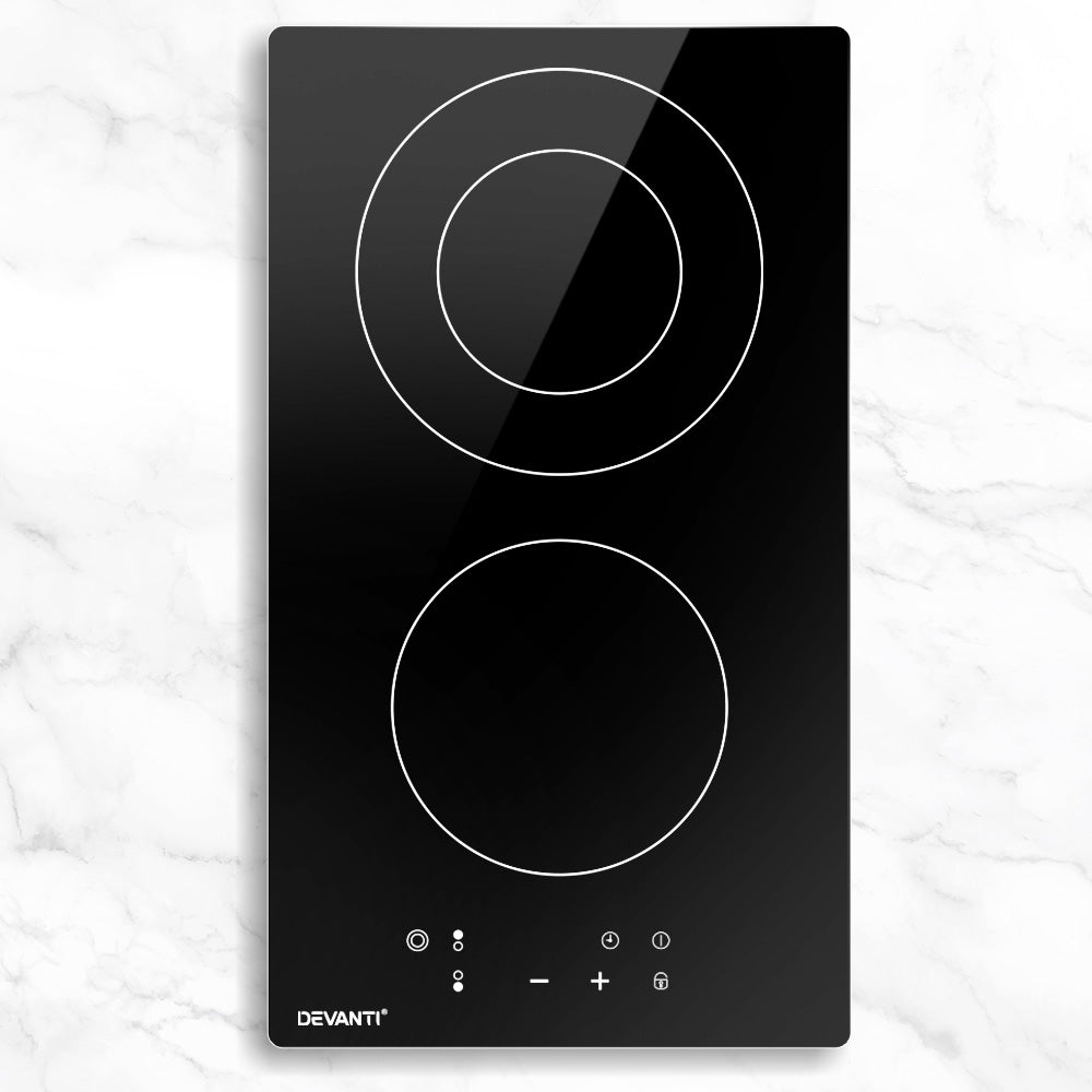 Devanti Electric Ceramic Cooktop 30cm - YDS.com.au
