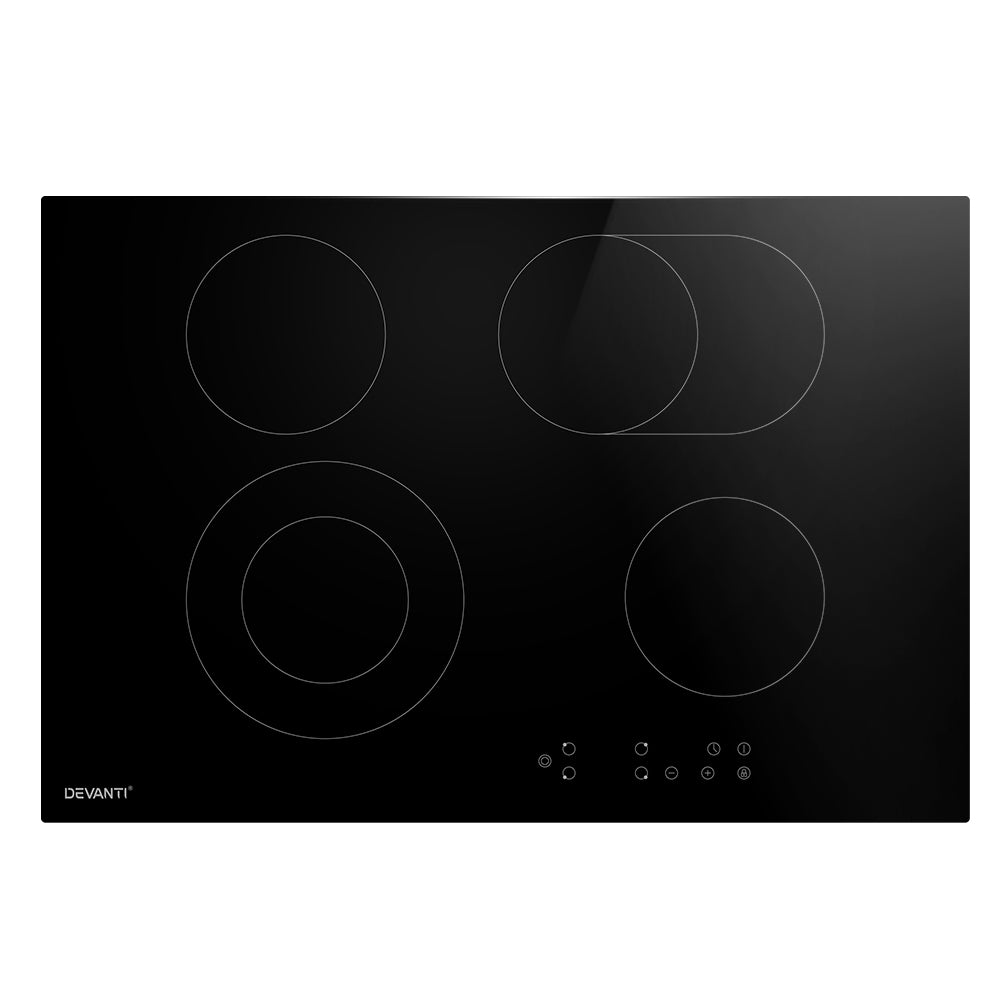Devanti Electric Ceramic Cooktop 77cm - YDS.com.au