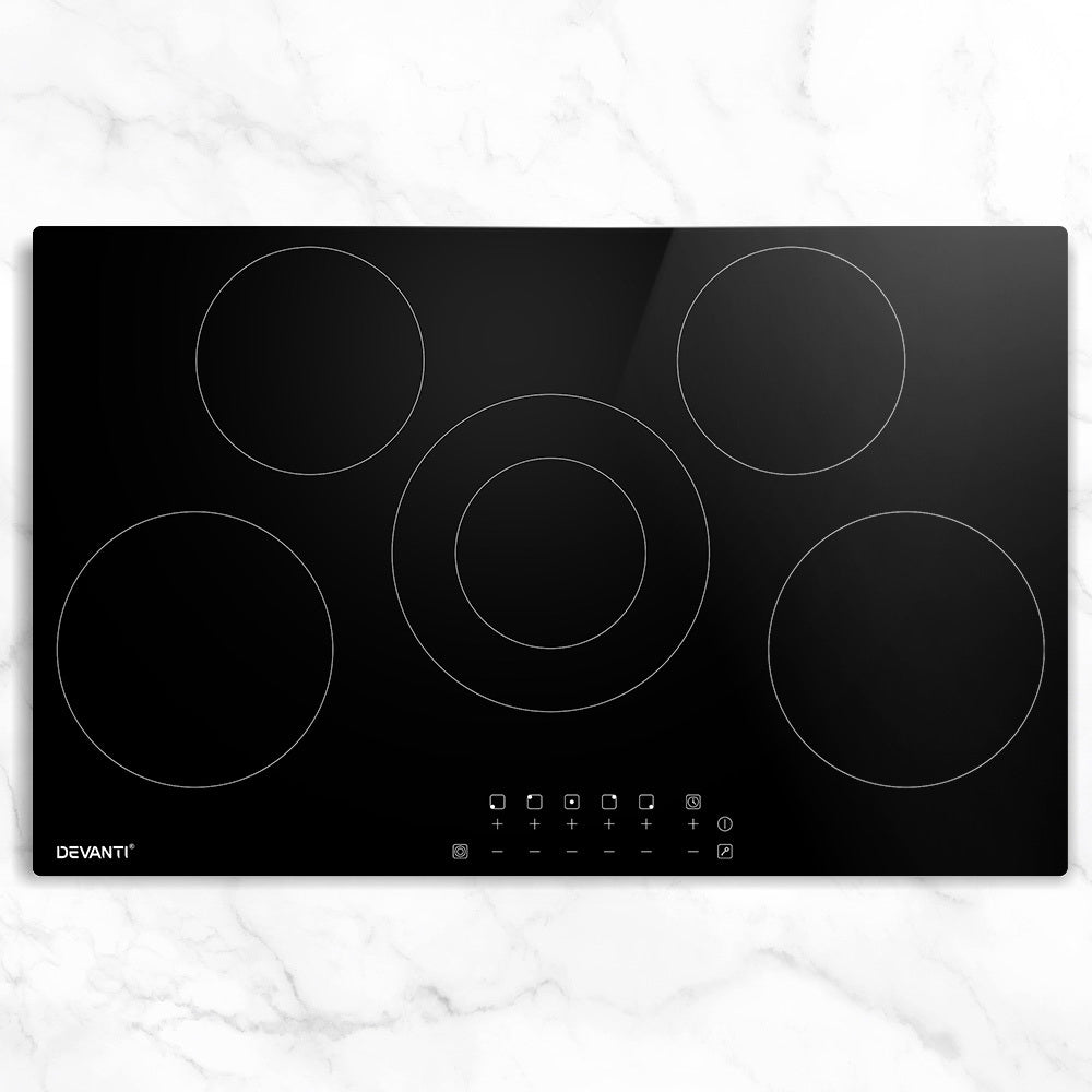 Devanti Electric Ceramic Cooktop 90cm - YDS.com.au