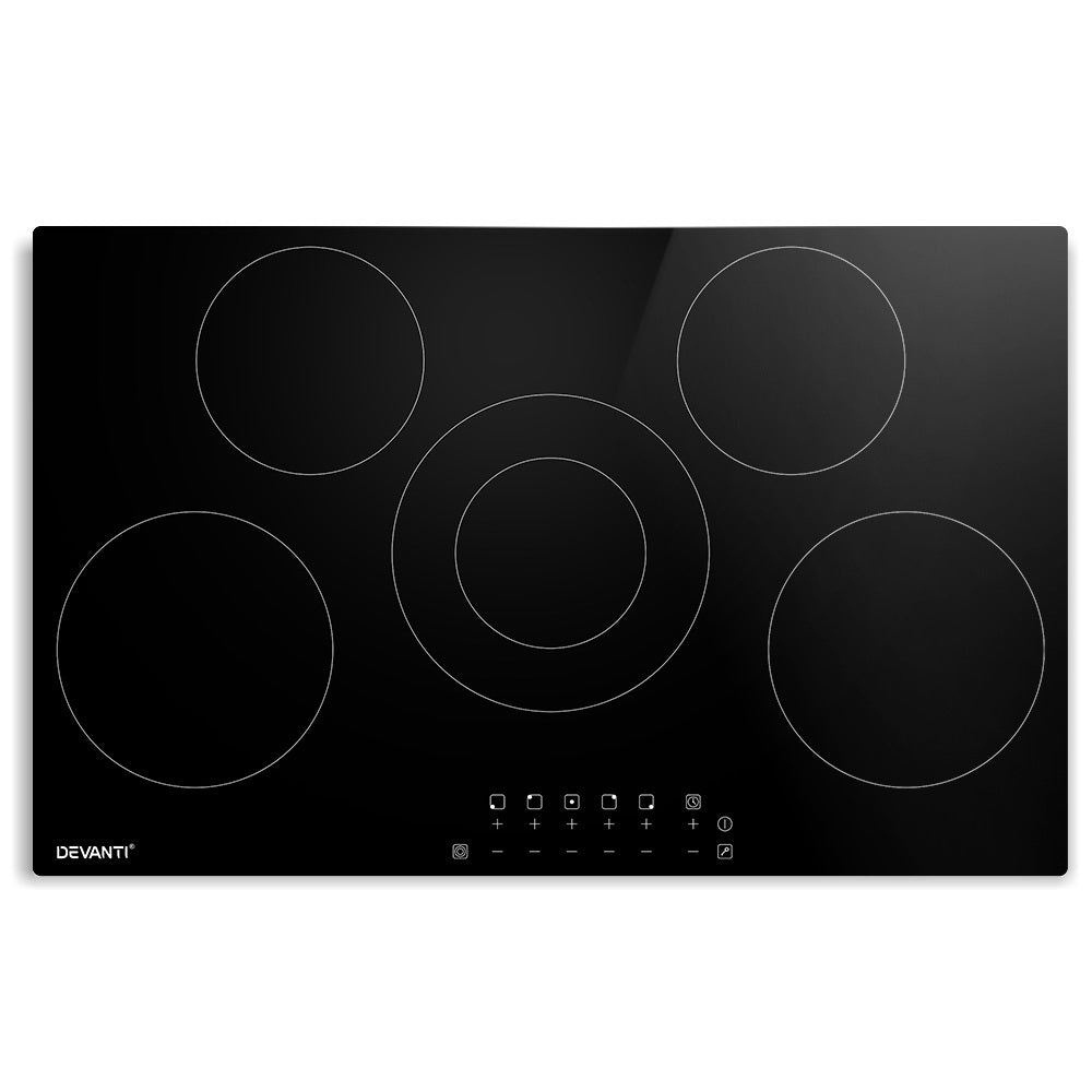 Devanti Electric Ceramic Cooktop 90cm - YDS.com.au