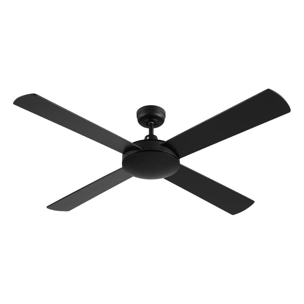 Ventilador de techo Devanti de 52'' con control remoto, color negro