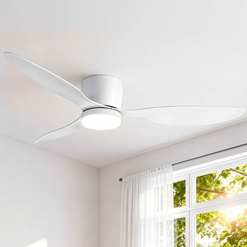 Devanti 52'' Ceiling Fan 3 Blades DC Motor w/Light w/Remote White