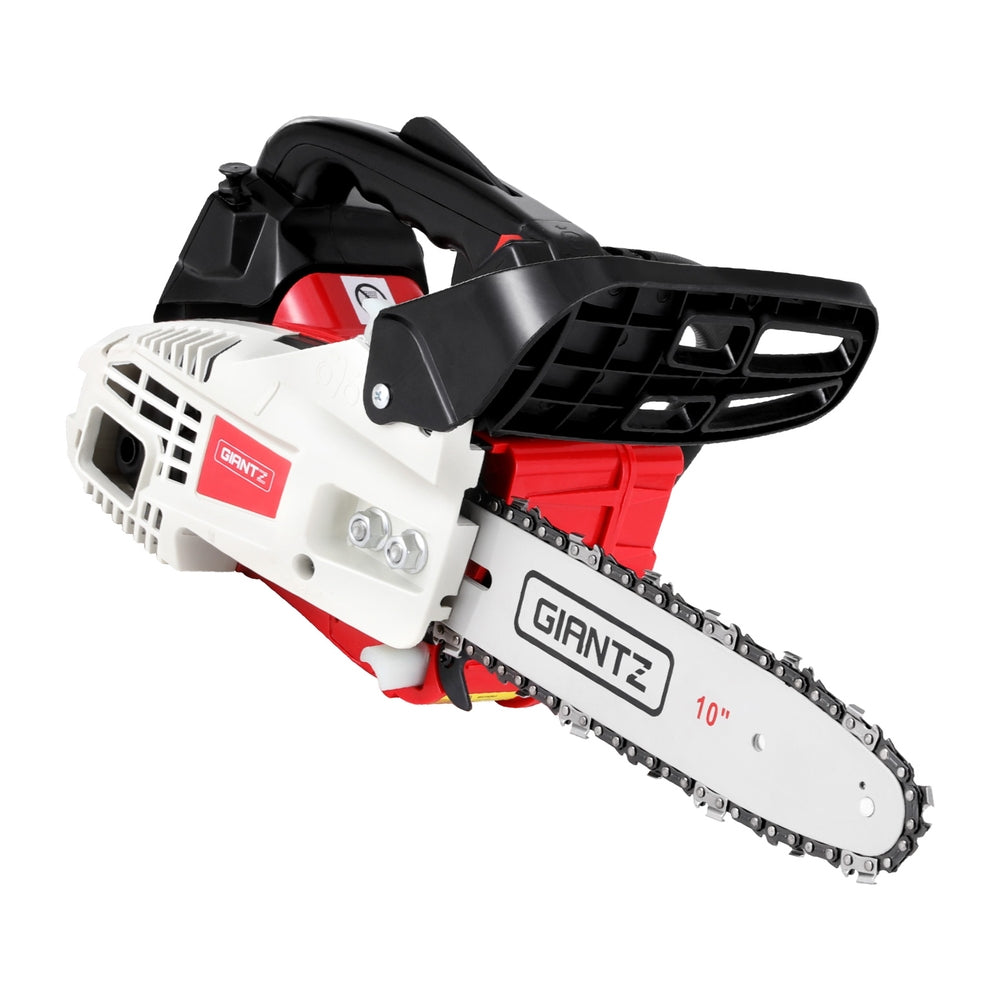 Motosierra de gasolina Giantz de 25 cc con barra de 10" y arranque electrónico para poda de árboles