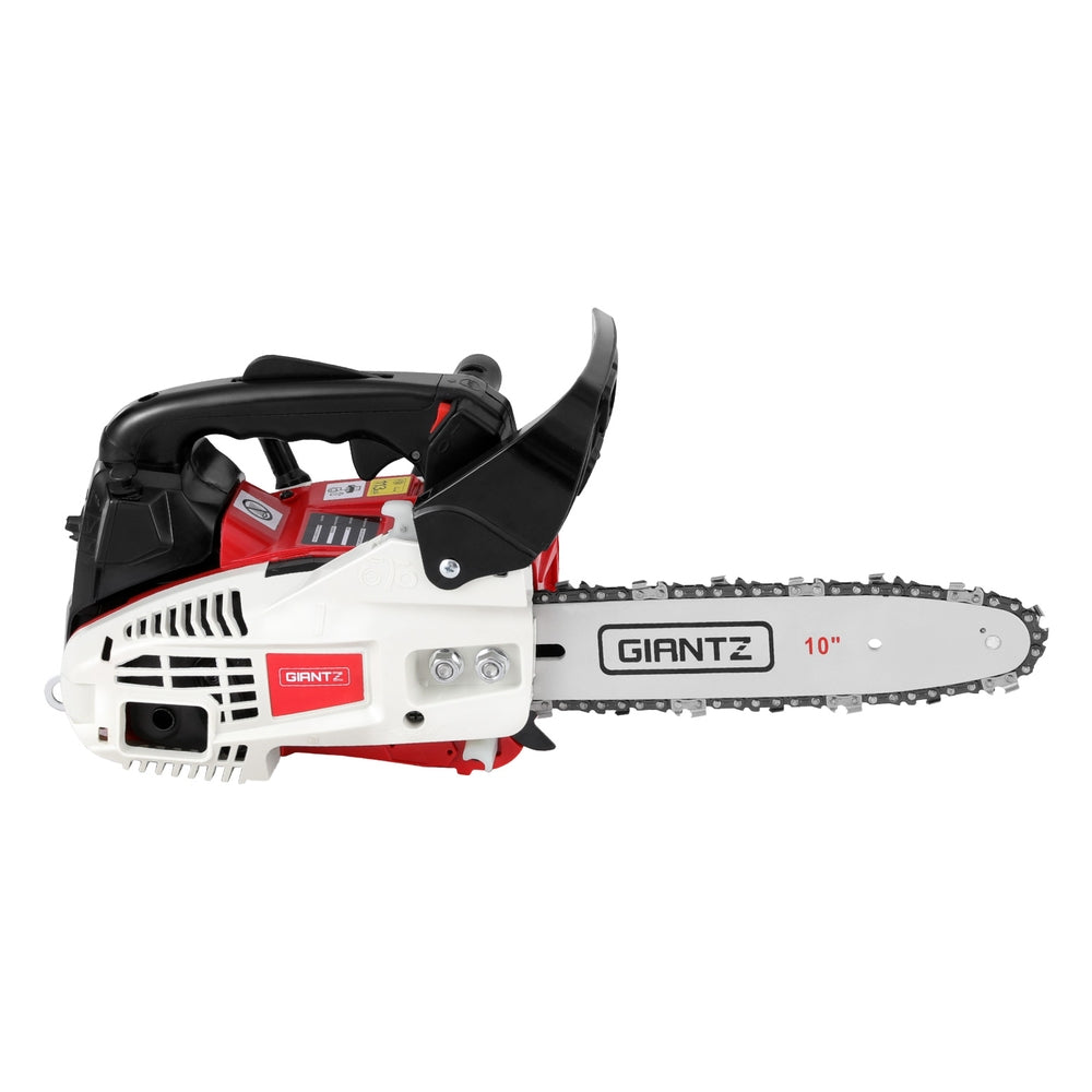 Motosierra de gasolina Giantz de 25 cc con barra de 10" y arranque electrónico para poda de árboles