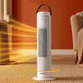 Devanti 2000W Ceramic Tower Heater Space Heaters Oscillating Indoor White
