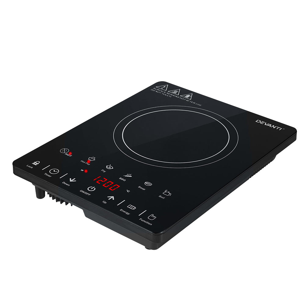 Devanti Electric Ceramic Cooktop 30cm - YDS.com.au