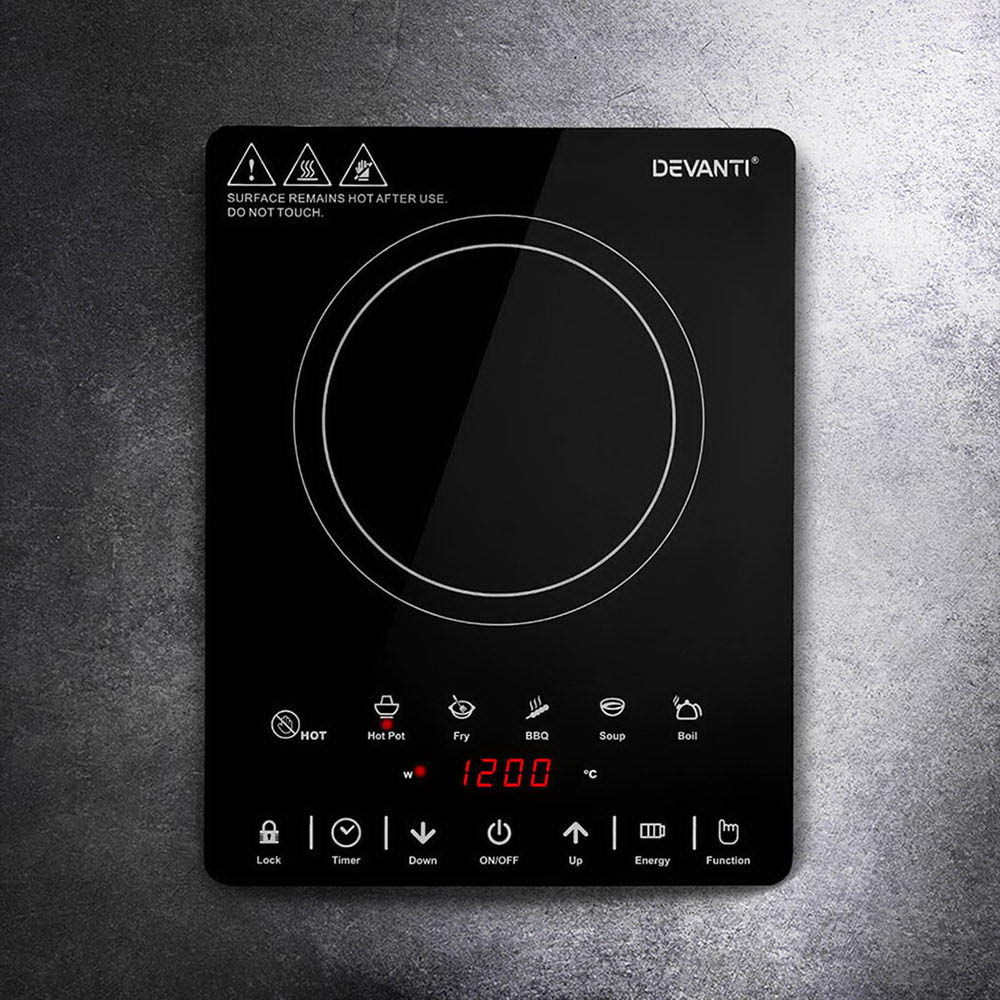 Devanti Electric Ceramic Cooktop 30cm - YDS.com.au