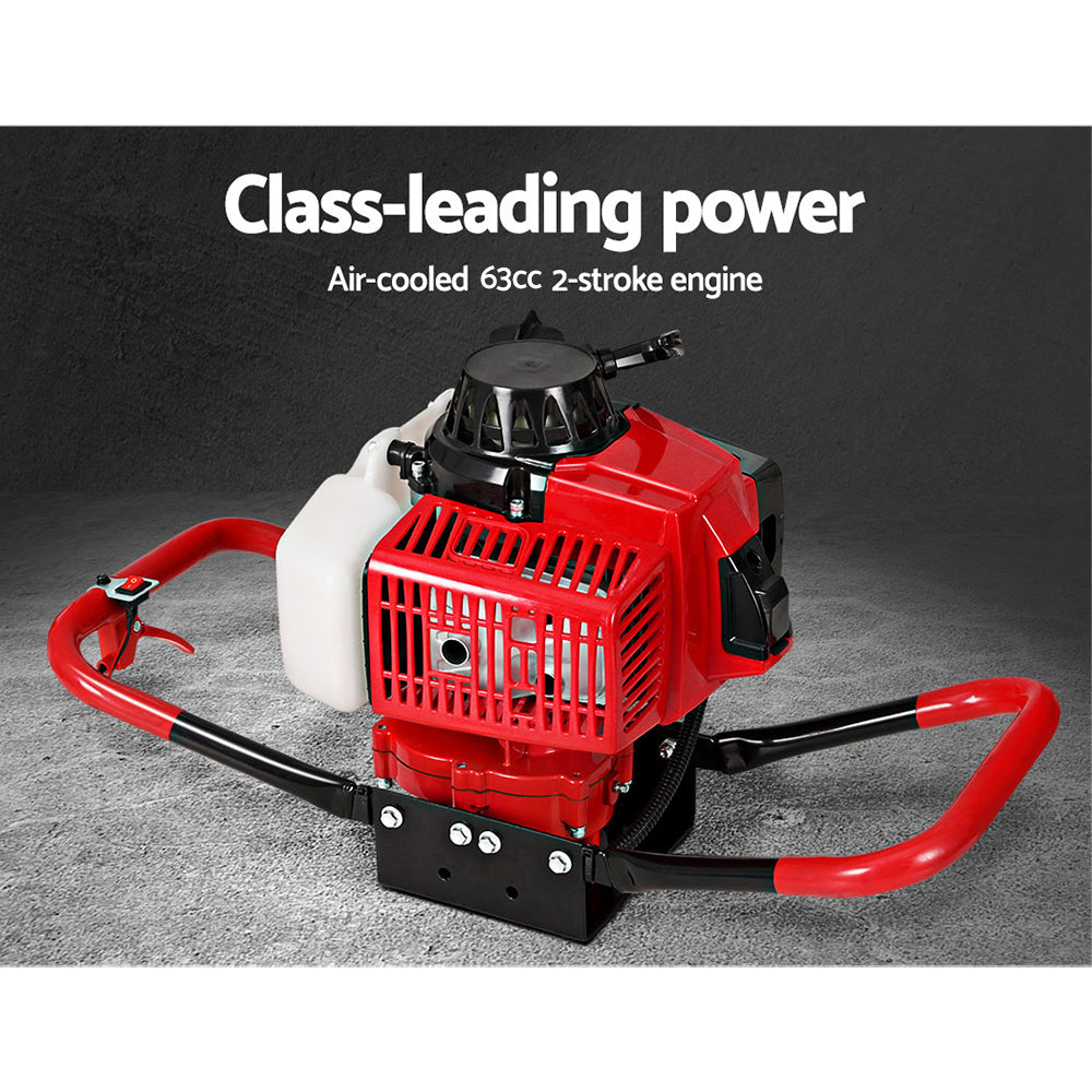 Kits de brocas de extensión para taladro con motor de gasolina Giantz 80CC para excavadora de postes