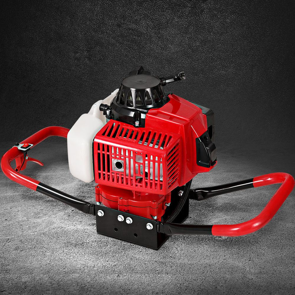 Motor para excavadora de pozos de gasolina Giantz de 80 cc, solo motor rojo