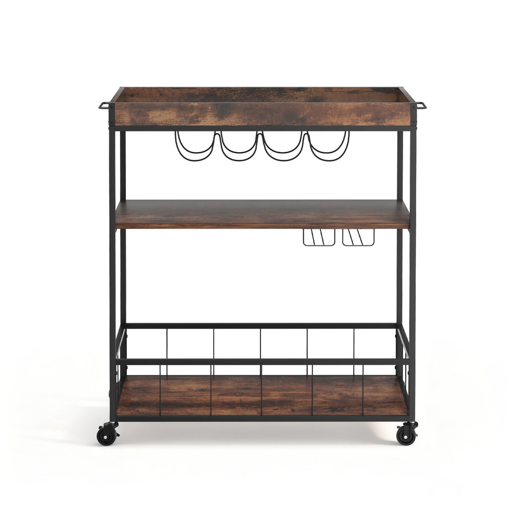 Artiss Kitchen Island 滚动式餐车