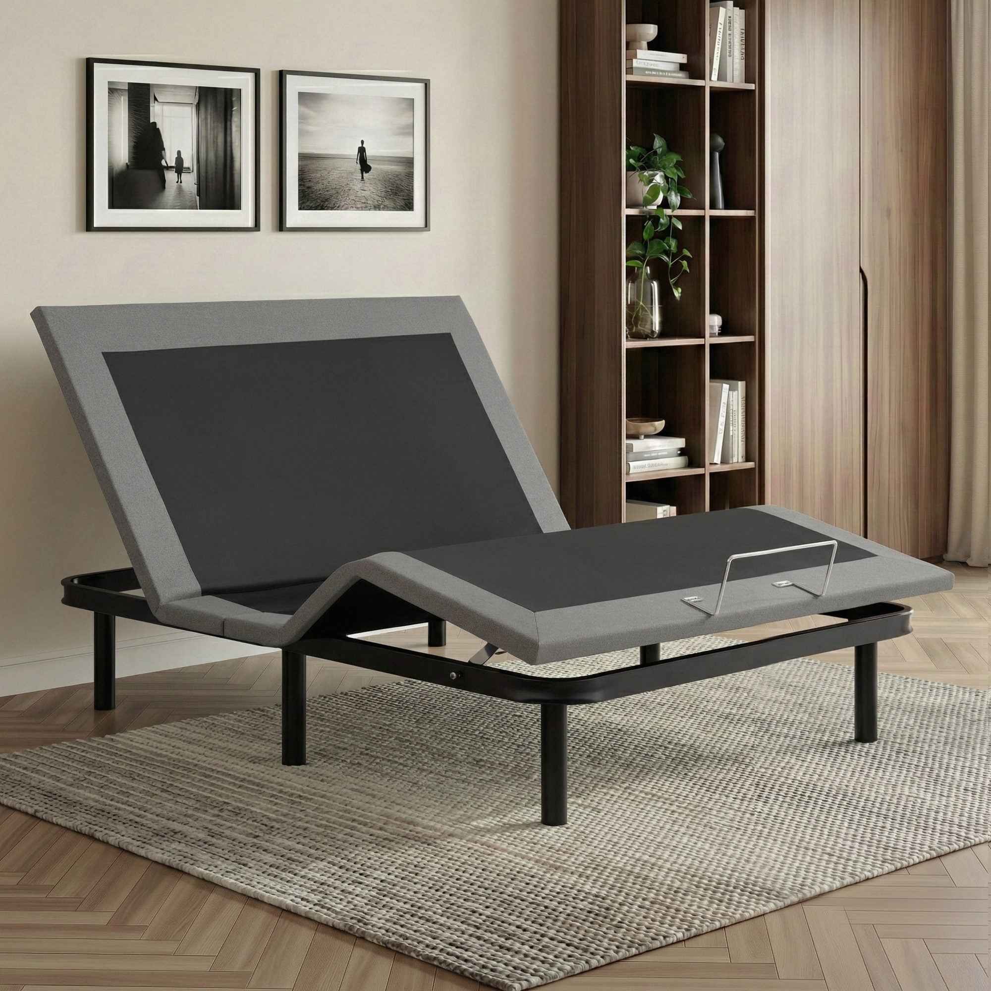 Artiss Adjustable Bed Frame Double Size Electric Bed Base Wireless Remote Control Zero Gravity Power Bed Foundation