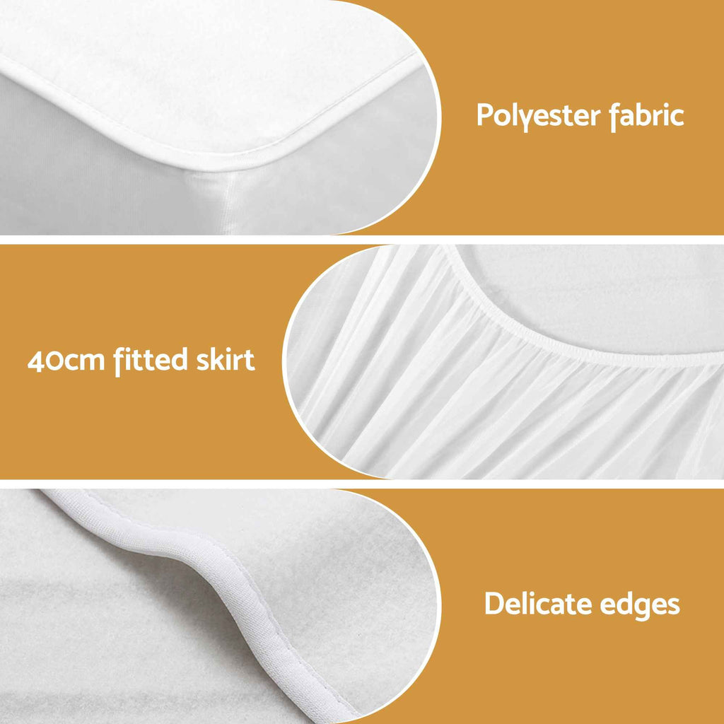 Giselle Electric Blanket King Single Heated Fully Fitted Washable Pad Winter Warm