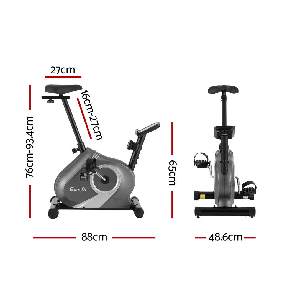 Everfit Under Desk Exercise Bike Magnetic Resistance Cardio workouts 120kg Capacity - YDS.com.au